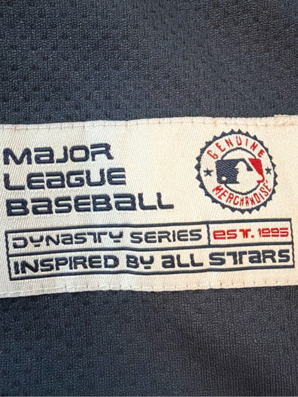 Red Sox Navy and Red Raglan Baseball Jersey - Picture 4 of 7